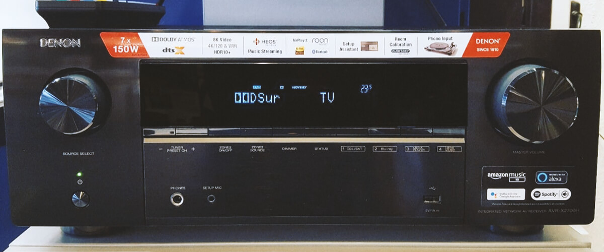 Denon AVR-X2700H sound