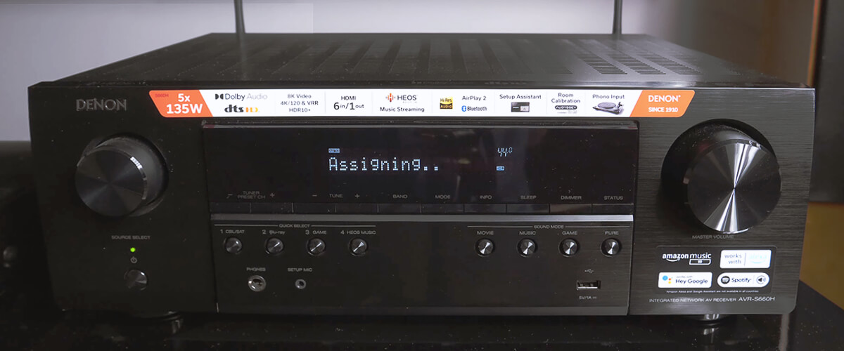 Denon AVR-S660H sound