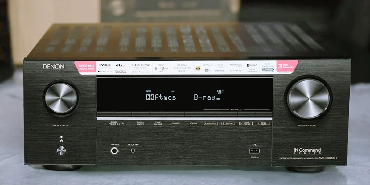Our Rating of The Best Denon Receivers [Reviewed and Tested]