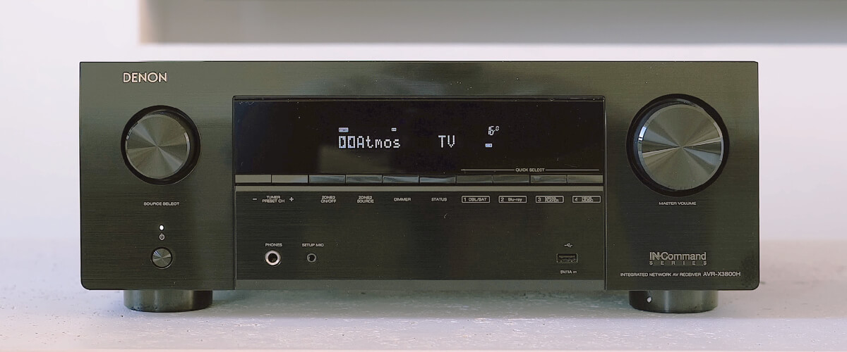 Denon AVR-X3800H features and sound