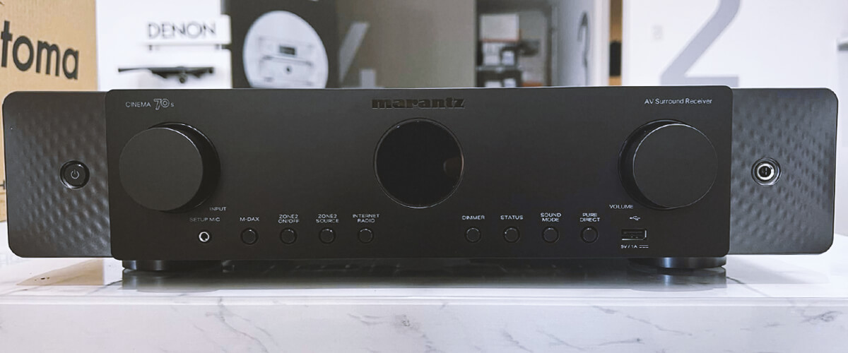 what Marantz receivers did we test?