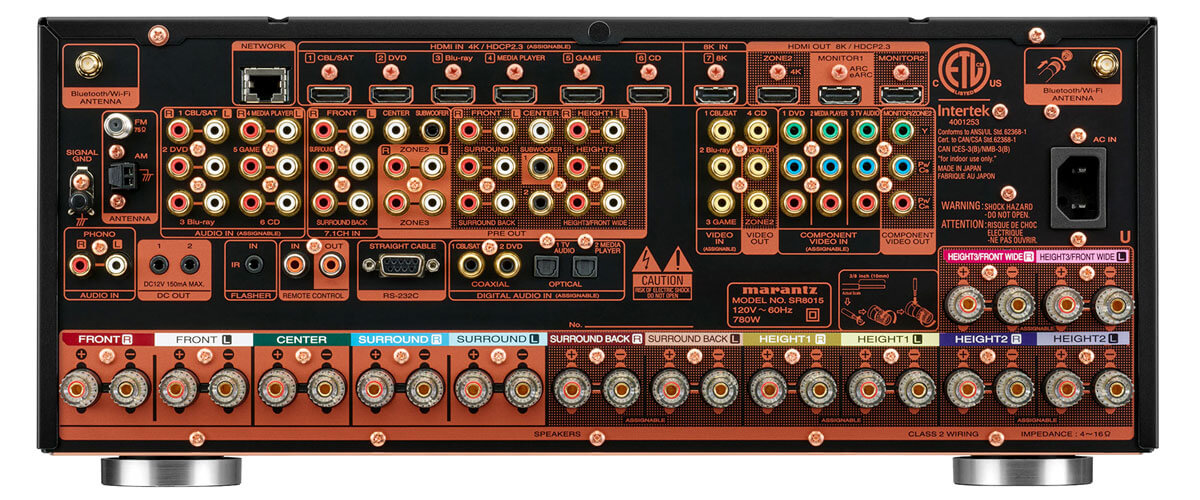 Marantz SR8015 specifications