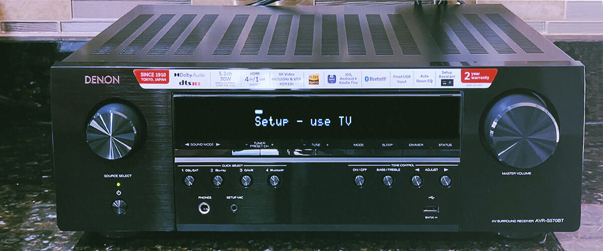 Denon AVR-S570BT sound